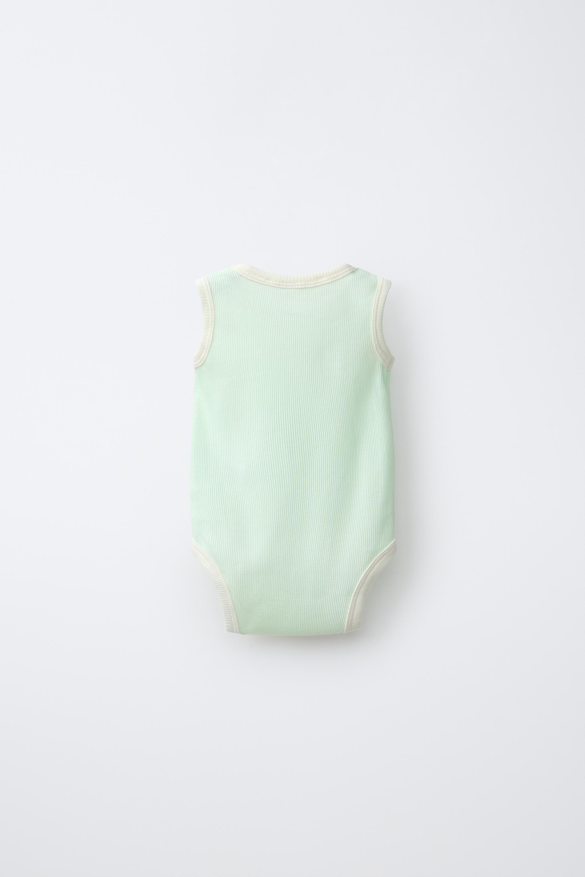 THREE-PACK OF SLEEVELESS BODYSUITS WITH PATCHES
